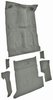 Molded Cut Pile Carpet Fits Select 1983-1994 Chevrolet/GMC SUVs [OE-Style Jute Backing, 2-Door, 6-Piece, Silver] - image 2
