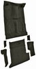 Molded Cut Pile Carpet Fits Select 1983-1994 Chevrolet/GMC SUVs [OE-Style Jute Backing, 2-Door, 6-Piece, Charcoal] - image 2