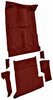 Molded Cut Pile Carpet Fits Select 1983-1994 Chevrolet/GMC SUVs [OE-Style Jute Backing, 2-Door, 6-Piece, Oxblood] - image 2