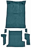 Molded Cut Pile Carpet Fits Select 1983-1994 Chevrolet/GMC SUVs [OE-Style Jute Backing, 2-Door, 6-Piece, Blue] - image 1