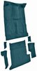 Molded Cut Pile Carpet Fits Select 1983-1994 Chevrolet/GMC SUVs [OE-Style Jute Backing, 2-Door, 6-Piece, Blue] - image 2