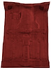 Molded Cut Pile Carpet Fits Select 1983-1994 Chevrolet/GMC SUVs [OE-Style Jute Backing, 2-Door, 1-Piece, Oxblood] - image 1