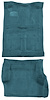 Molded Cut Pile Carpet Fits Select 1991-1994 Chevrolet/GMC/Oldsmobile SUVs [Mass Backing, 4-Door, 2-Piece, Blue] - image 1