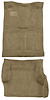 Molded Cut Pile Carpet Fits Select 1991-1994 Chevrolet/GMC/Oldsmobile SUVs [Mass Backing, 4-Door, 2-Piece, Medium Beige] - image 1