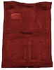 Molded Cut Pile Carpet Fits Select 1991-1994 Chevrolet/GMC/Oldsmobile SUVs [OE-Style Jute Backing, 4-Door, 1-Piece, Oxblood] - image 1