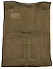 Molded Cut Pile Carpet Fits Select 1991-1994 Chevrolet/GMC/Oldsmobile SUVs [OE Jute Backing, 4-Door, 1-Piece, Medium Beige] - image 1