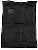 Molded Cut Pile Carpet Fits Select 1991-1994 Chevrolet/GMC/Oldsmobile SUVs [Mass Backing, 4-Door, 1-Piece, Black] - image 1