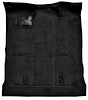 Molded Cut Pile Carpet Fits Select 1992-1999 Chevrolet/GMC SUVs [OE-Style Jute Backing, 2-Door, 1-Piece, Black] - image 1
