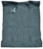 Molded Cut Pile Carpet Fits Select 1992-1999 Chevrolet/GMC SUVs [Mass Backing, 2-Door, 1-Piece, Crystal Blue] - image 1