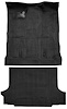 Molded Cut Pile Carpet Fits Select 1992-1999 Chevrolet/GMC SUVs [OE-Style Jute Backing, 2-Door, 2-Piece, Black] - image 1