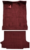 Molded Cut Pile Carpet Fits Select 1992-1999 Chevrolet/GMC SUVs [OE-Style Jute Backing, 2-Door, 2-Piece, Maroon] - image 1
