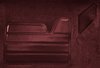 Molded Cut Pile Carpet Fits Select 1992-1999 Chevrolet/GMC SUVs [OE-Style Jute Backing, 2-Door, 2-Piece, Maroon] - image 3