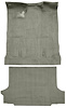 Molded Cut Pile Carpet Fits Select 1992-1999 Chevrolet/GMC SUVs [OE-Style Jute Backing, 2-Door, 2-Piece, Gray] - image 1
