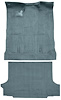 Molded Cut Pile Carpet Fits Select 1992-1999 Chevrolet/GMC SUVs [Mass Backing, 2-Door, 2-Piece, Crystal Blue] - image 1