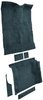 Molded Cut Pile Carpet Fits Select 1995-2005 Chevrolet/GMC/Oldsmobile SUVs [Mass Backing, 4-Door, 6-Piece, Dark Blue] - image 2