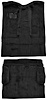 Molded Cut Pile Carpet Fits Select 1995-2000 Cadillac/Chevrolet/GMC SUVs [OE-Style Jute Backing, 4-Door, 2-Piece, Black] - image 1