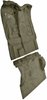 Molded Cut Pile Carpet Fits Select 1995-2000 Cadillac/Chevy/GMC SUVs [OE Jute Backing, 4-Door, 2-Piece, Antelope/Light Neutral] - image 2
