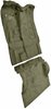 Molded Cut Pile Carpet Fits Select 1995-2000 Cadillac/Chevrolet/GMC SUVs [Mass Backing, 4-Door, 2-Piece, Sandalwood] - image 2