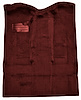 Molded Cut Pile Carpet Fits Select 1995-2000 Cadillac/Chevy/GMC SUVs [Mass Backing, 4-Door, 1-Piece, Claret/Oxblood] - image 1