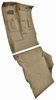 Molded Cut Pile Carpet Fits Select 2000-2006 Cadillac/Chevy/GMC SUVs [Mass Backing, 2-Piece, Medium Beige] - image 2