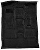 Molded Cut Pile Carpet Fits Select 2000-2006 Cadillac/Chevy/GMC SUVs [Mass Backing, 1-Piece, Black] - image 1