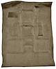 Molded Cut Pile Carpet Fits Select 2000-2006 Cadillac/Chevy/GMC SUVs [Mass Backing, 1-Piece, Medium Beige] - image 1