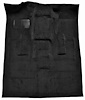 Molded Cut Pile Carpet Fits Select 2000-2006 Cadillac/Chevy/GMC Full-Size SUVs [OE-Style Jute Backing, 1-Piece, Black] - image 1