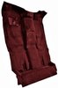 Molded Cut Pile Carpet Fits Select 1992-1999 Chevrolet/GMC SUVs [OE-Style Jute Backing, 2-Door, 1-Piece, Maroon] - image 2