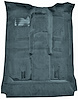 Molded Cut Pile Carpet Fits Select 1992-1999 Chevrolet/GMC SUVs [Mass Backing, 2-Door, 1-Piece, Crystal Blue] - image 1
