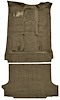 Molded Cut Pile Carpet Fits Select 1992-1999 Chevrolet/GMC SUVs [OE-Style Jute Backing, 2-Door, 2-Piece, Medium Beige] - image 1
