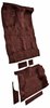 Molded Cut Pile Carpet Fits Select 1995-2005 Chevrolet/GMC SUVs [OE-Style Jute Backing, 2-Door, 6-Piece, Claret/Oxblood] - image 2