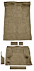 Molded Cut Pile Carpet Fits Select 1995-2005 Chevrolet/GMC SUVs [OE-Style Jute Backing, 2-Door, 6-Piece, Antelope/Light Neutral] - image 1