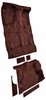 Molded Cut Pile Carpet Fits Select 1995-2005 Chevrolet/GMC SUVs [Mass Backing, 2-Door, 6-Piece, Claret/Oxblood] - image 2