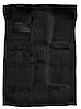 Molded Cut Pile Carpet Fits Select 2004-2012 Chevrolet/GMC/Isuzu Trucks [OE-Style Jute Backing, Extended Cab, 1-Piece, Black] - image 1