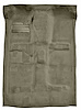 Molded Cut Pile Carpet Fits Select 2004-2012 Chevrolet/GMC/Isuzu Trucks [Mass Backing, Extended Cab, 1-Piece, Almond] - image 1