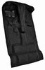 Molded Cut Pile Carpet Fits Select 2004-2012 Chevrolet/GMC/Isuzu Trucks [OE-Style Jute Backing, Crew Cab, 1-Piece, Black] - image 2