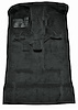 Molded Cut Pile Carpet Fits Select 2004-2012 Chevrolet/GMC/Isuzu Trucks [OE-Style Jute Backing, Crew Cab, 1-Piece, Ebony] - image 1