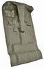Molded Cut Pile Carpet Fits Select 2004-2012 Chevrolet/GMC/Isuzu Trucks [Mass Backing, Crew Cab, 1-Piece, Almond] - image 2