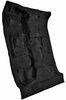 Molded Cut Pile Carpet Fits Select 2007-2014 Chevrolet/GMC Trucks [OE-Style Jute Backing, Extended Cab, 1-Piece, Black] - image 2