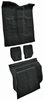 Molded Cut Pile Carpet Fits Select 2007-2010 Cadillac/Chevrolet/GMC SUVs [OE-Style Jute Backing, 4-Piece, Ebony] - image 2