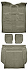Molded Cut Pile Carpet Fits Select 2007-2010 Cadillac/Chevrolet/GMC SUVs [OE-Style Jute Backing, 4-Piece, Almond] - image 1