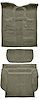 Molded Cut Pile Carpet Fits Select 2007-2010 Cadillac/Chevrolet/GMC SUVs [OE-Style Jute Backing, 3-Piece, Almond] - image 1