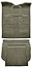 Molded Cut Pile Carpet Fits Select 2007-2014 Cadillac/Chevrolet/GMC SUVs [Mass Backing, 2-Piece, Almond] - image 1