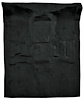 Molded Cut Pile Passenger Area Carpet Fits Select 2007-2014 Cadillac/Chevy/GMC Full Size SUVs [Mass Backing, 1-Piece, Ebony] - image 1