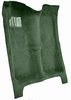 Molded Cut Pile Carpet for 1978-1987 Chevrolet El Camino, GMC Caballero [OE-Style Jute Backing, Sage Green] - image 2