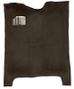 Molded Cut Pile Carpet for 1978-1987 Chevrolet El Camino, GMC Caballero [OE-Style Jute Backing, Dark Briar Brown] - image 1