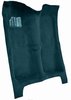 Molded Cut Pile Carpet for 1978-1987 Chevrolet El Camino, GMC Caballero [OE-Style Jute Backing, Blue] - image 2