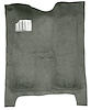 Molded Cut Pile Carpet for 1978-1987 Chevrolet El Camino, GMC Caballero [OE-Style Jute Backing, Silver] - image 1