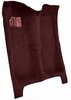 Molded Cut Pile Carpet for 1978-1987 Chevrolet El Camino, GMC Caballero [OE-Style Jute Backing, Maroon] - image 2