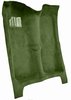 Molded Cut Pile Carpet for 1978-1987 Chevrolet El Camino, GMC Caballero [OE-Style Jute Backing, Willow Green] - image 2
